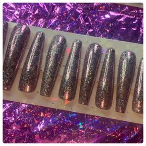 XXL coffin shaped press on nails